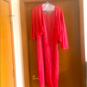 Dress with matching sweater